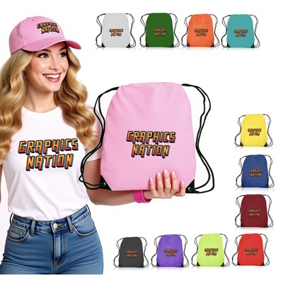 Large Strong 18" 210D Draw String Bag